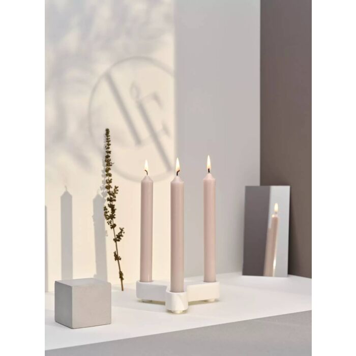 Bougies La Francaise - Dinner Candle - Grey Chic
